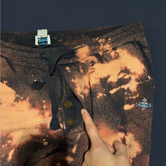 Vivienne Westwood Man Bleach Tye-Dye Joggers/Sweatpants - L - Picture 6 of 7
